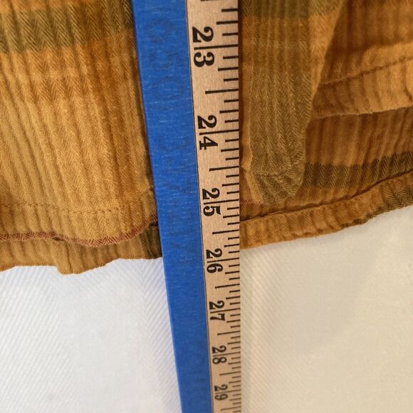 Prana Fillary Button Down Top Button Up Shirt Yellow Size Medium - Picture 12 of 13